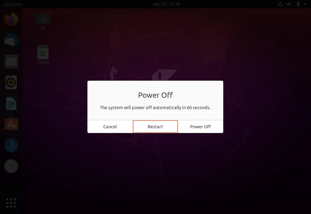 Reboot System
