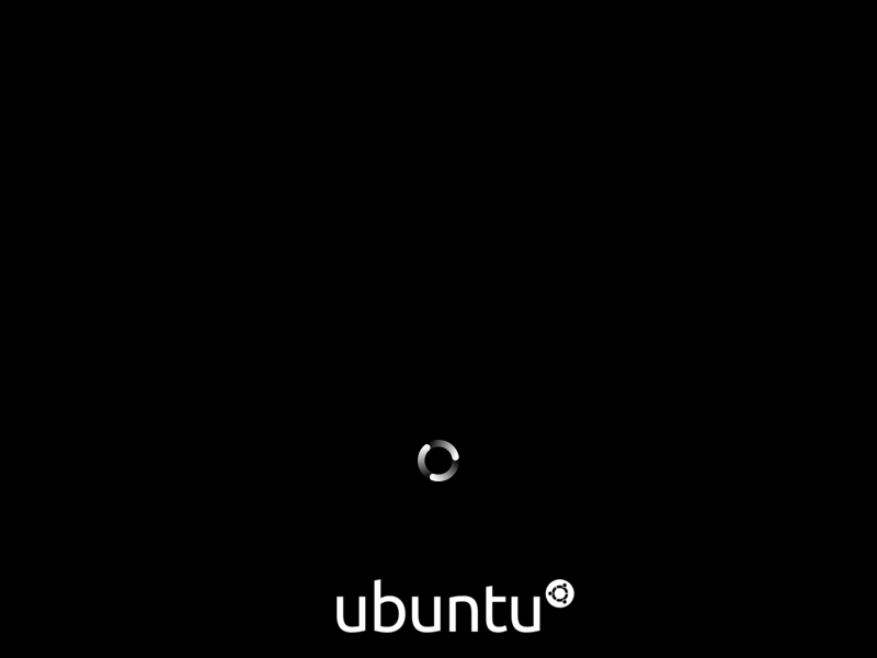 Ubuntu 20.04 Booting Screen