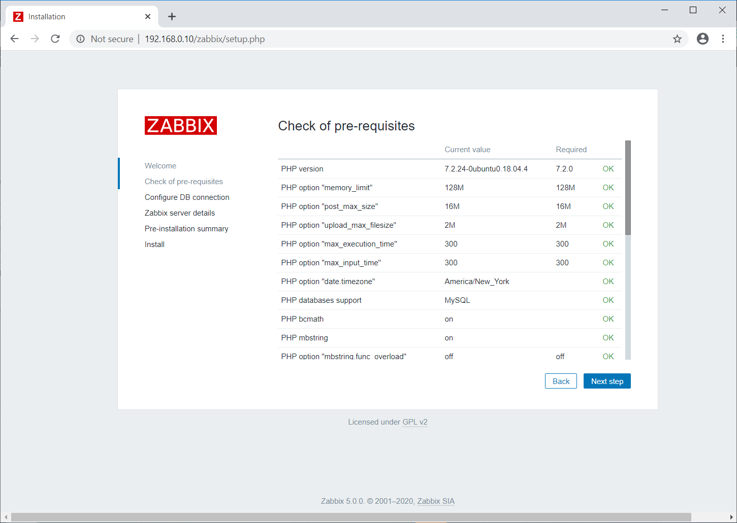 Zabbix Pre-Checks