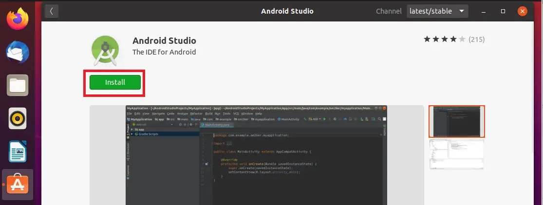 install android studio