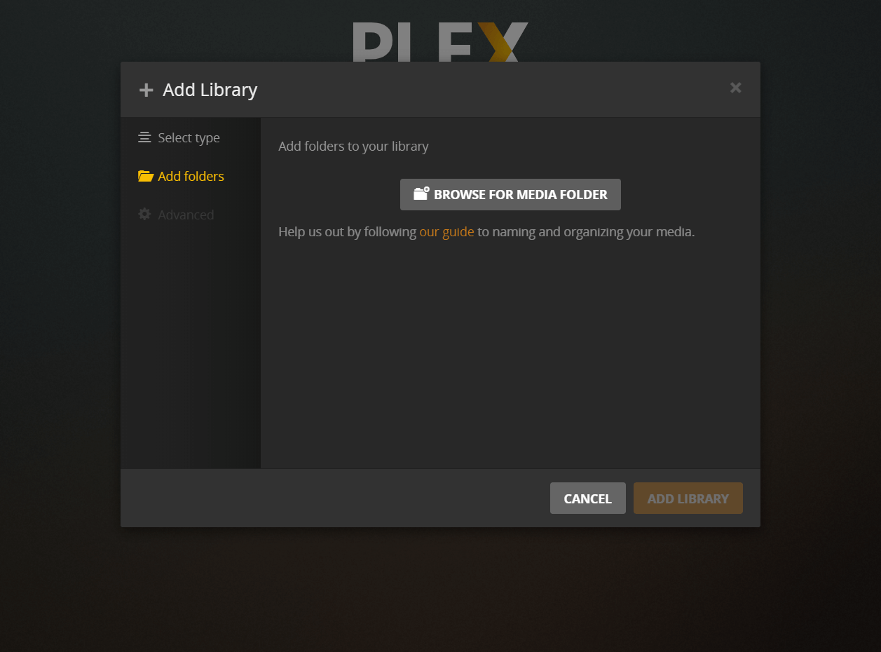 Browse For Media Folder