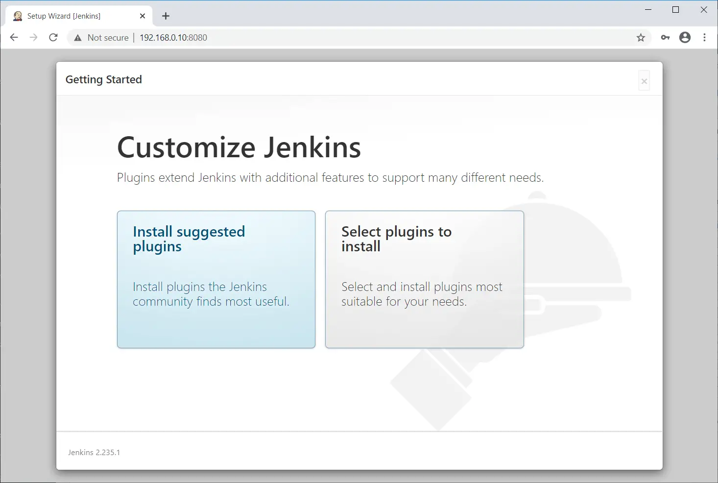 Customize Jenkins Installation