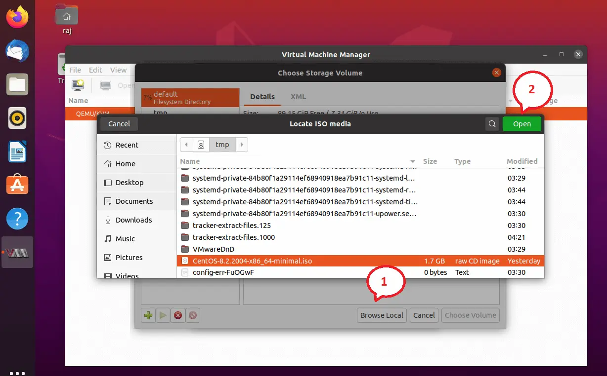 Select ISO Image