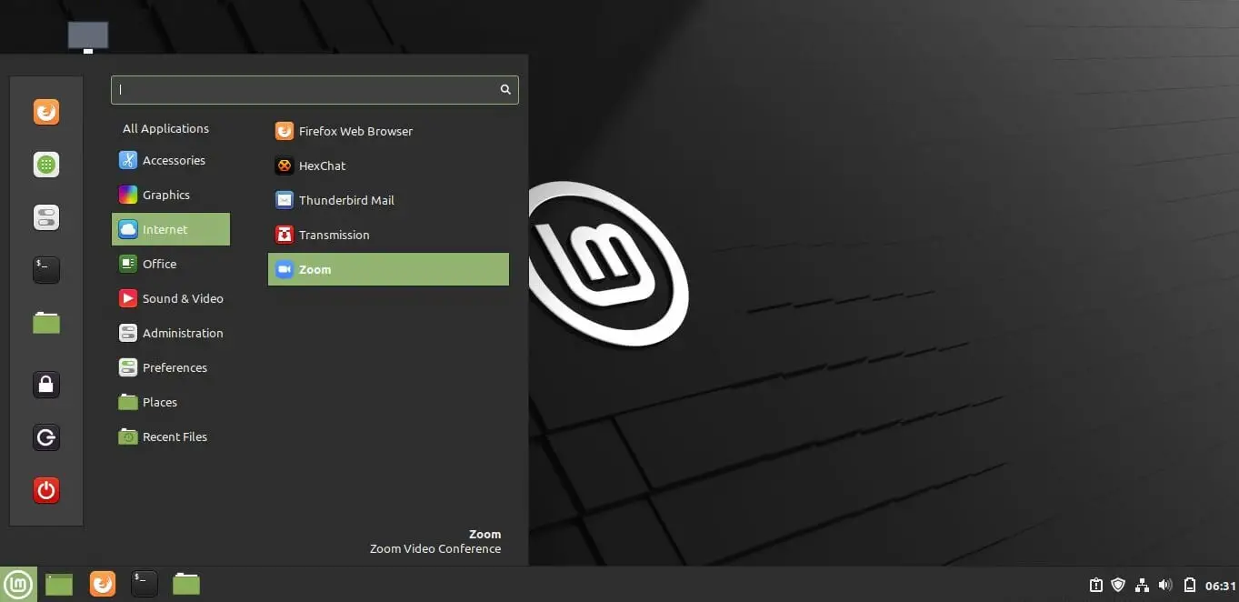 Start Zoom Client On Linux Mint