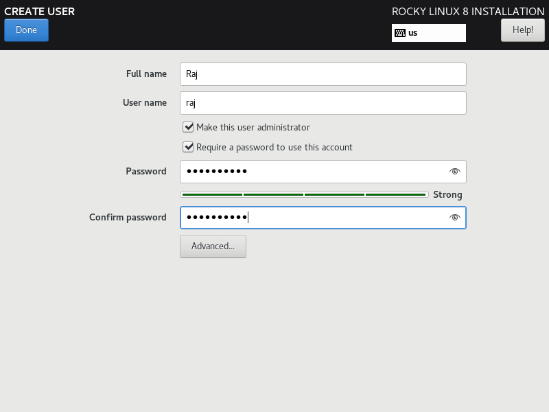 Create New User