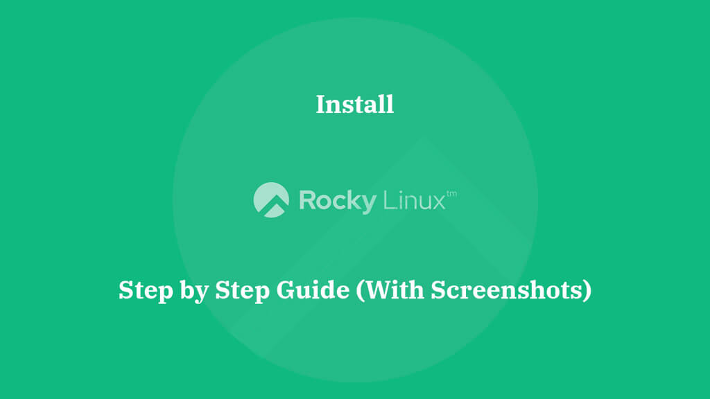 Install Rocky Linux 8.4