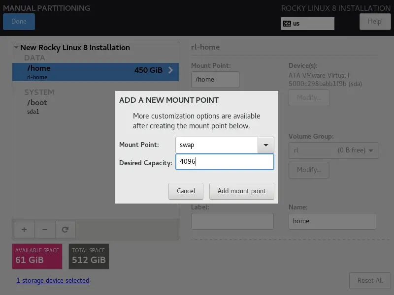 SWAP Partition