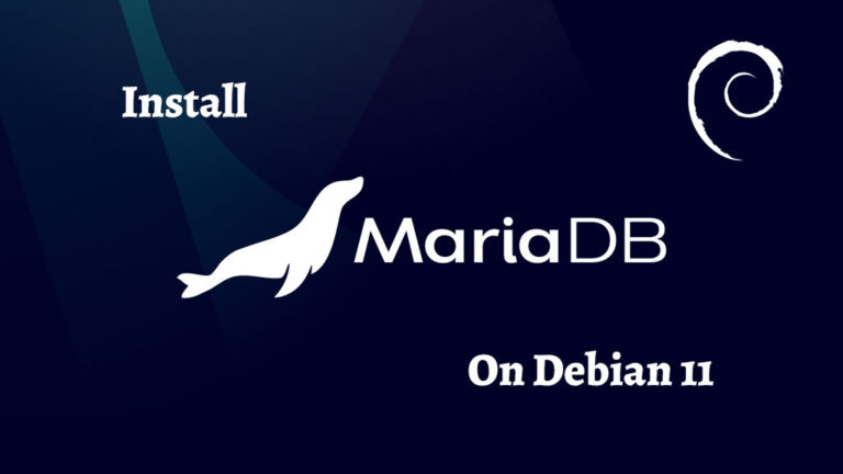 Install MariaDB 10.x on Debian 11