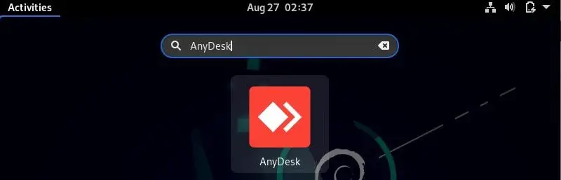Open AnyDesk