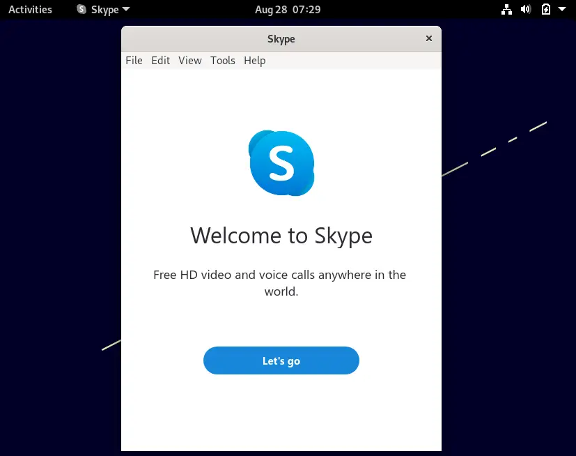 Skype Running on Debian