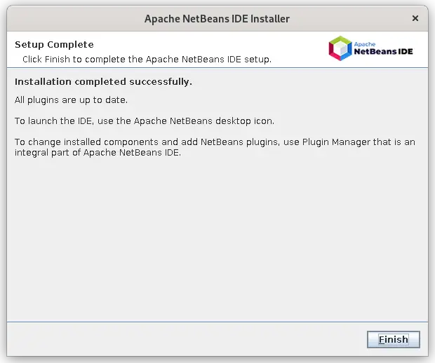 Apache NetBeans IDE Installation In Progress