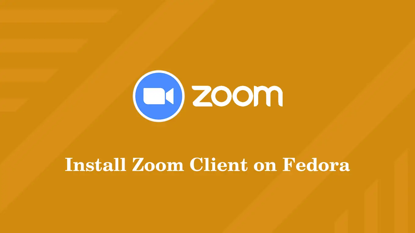 Install Zoom Client on Fedora 36