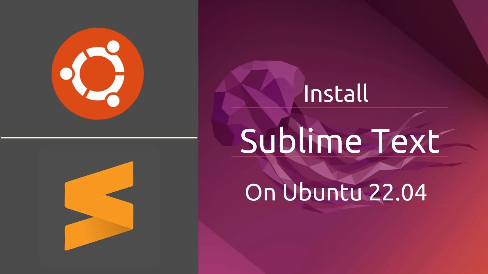 Install Sublime Text on Ubuntu 22.04