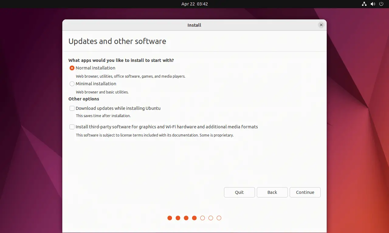 Ubuntu 22.04 Updates and Software