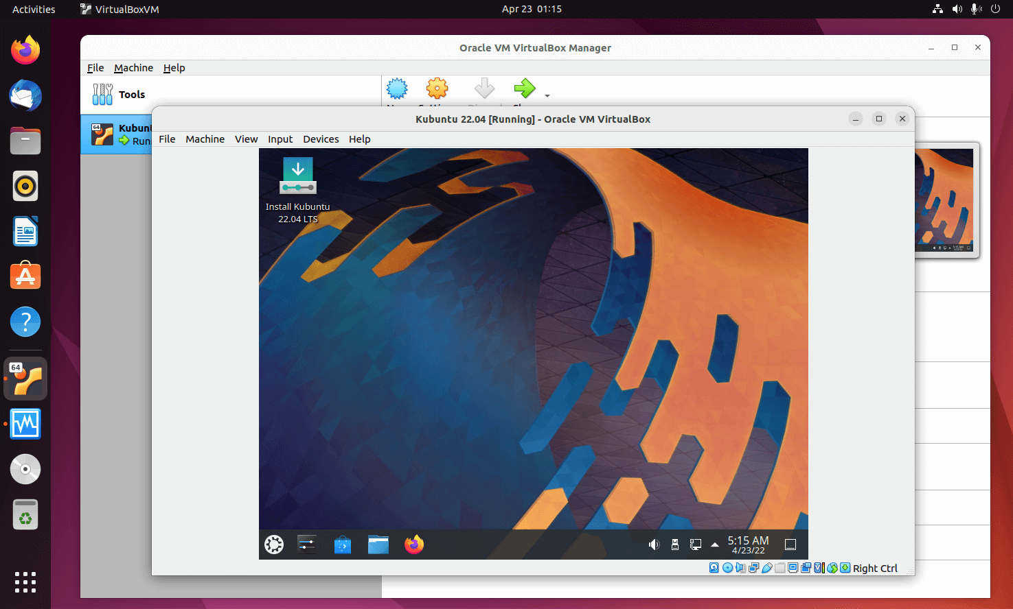 VirtualBox on Ubuntu 22.04