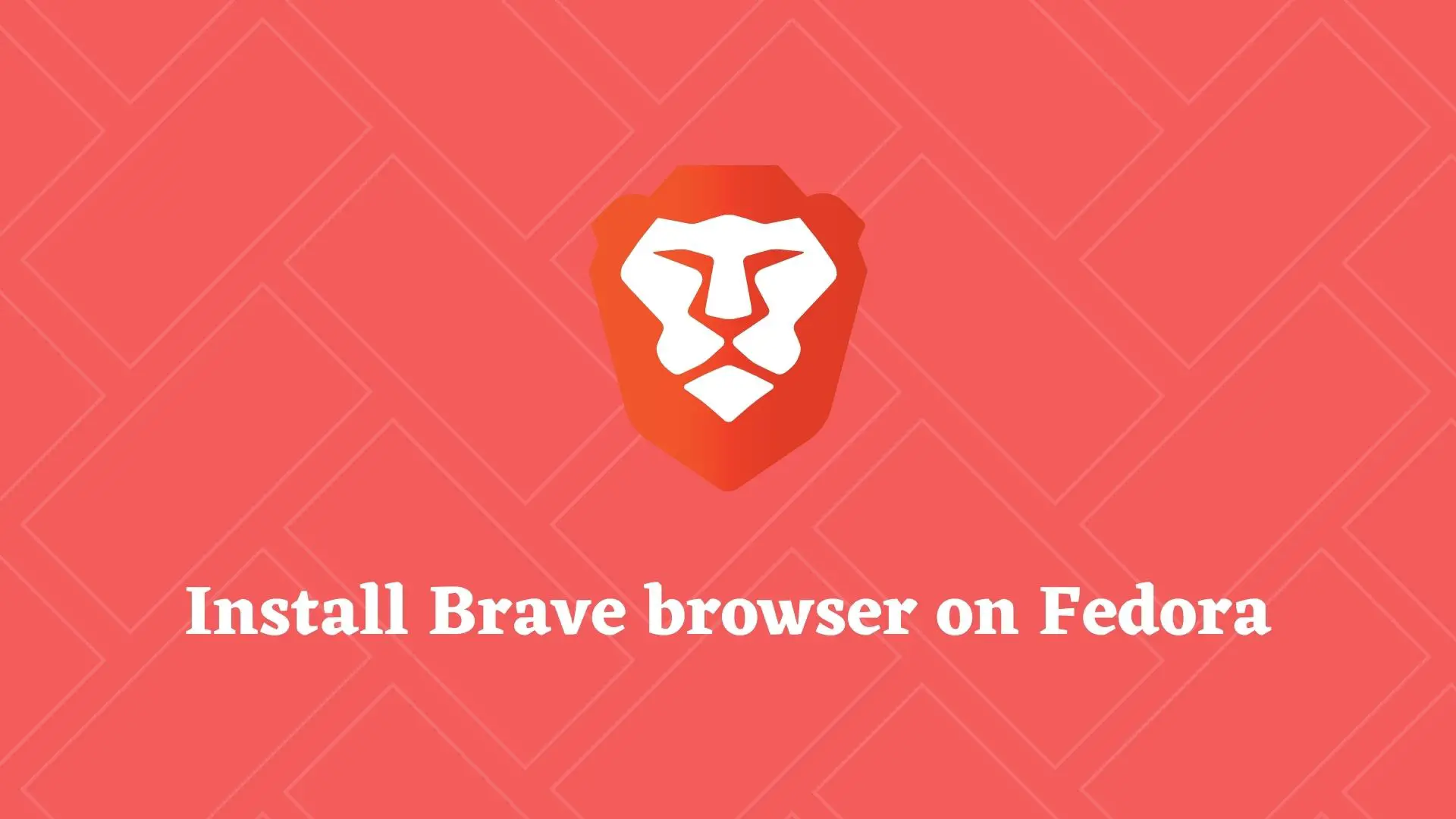 Install Brave Browser on Fedora 36