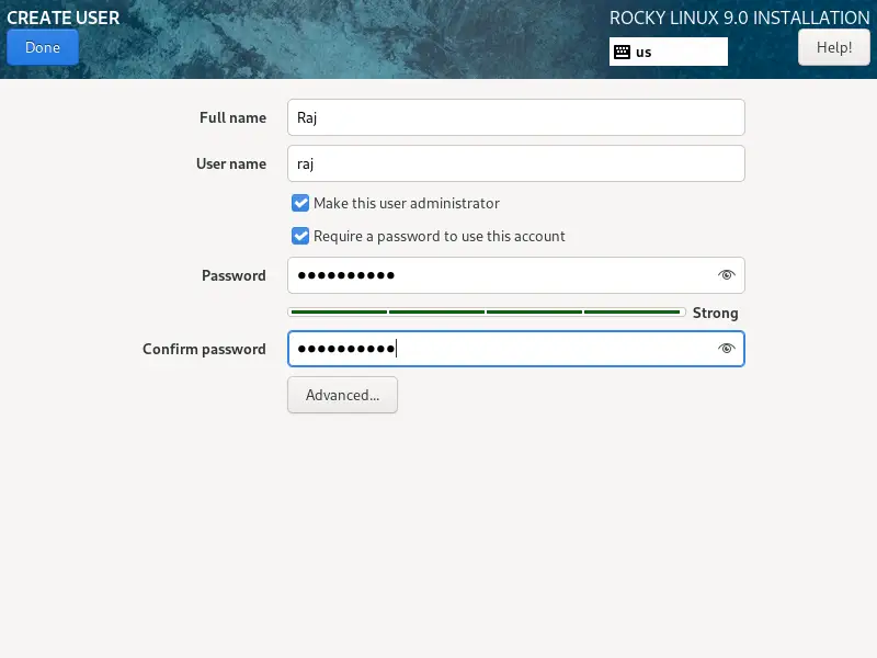 Create Regular User