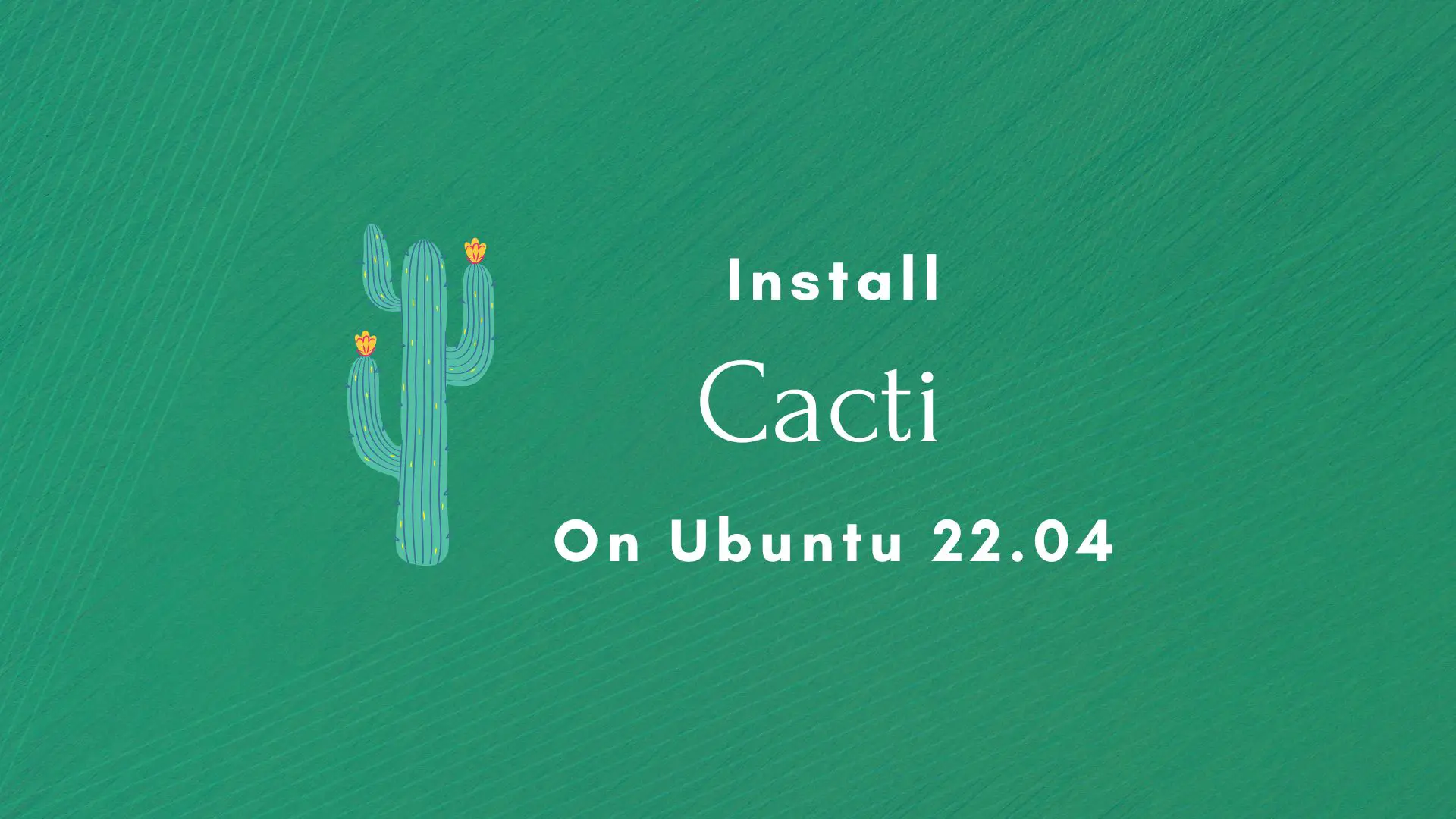 Install Cacti on Ubuntu 22.04