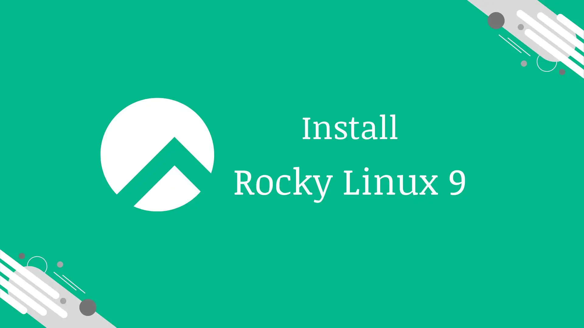 Install Rocky Linux 9
